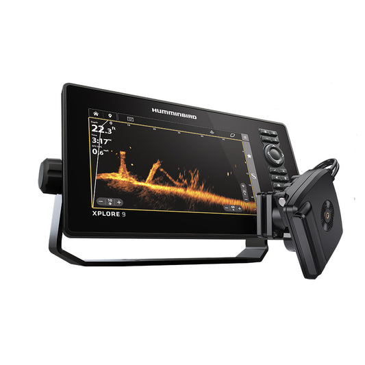 Humminbird XPLORE 9 CMSI Mega Live 2 Bundle wTransom Mount Transducer 4120001ML2